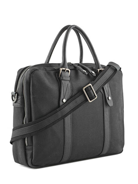 Briefcase 2 Compartments Wylson Black blitz W8170-4 other view 3