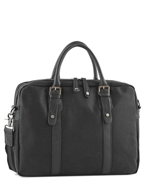 Briefcase 2 Compartments Wylson Black blitz W8170-4