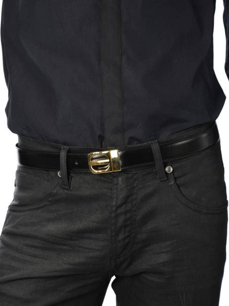 Ceinture Petit prix cuir Noir classic 003 vue secondaire 2