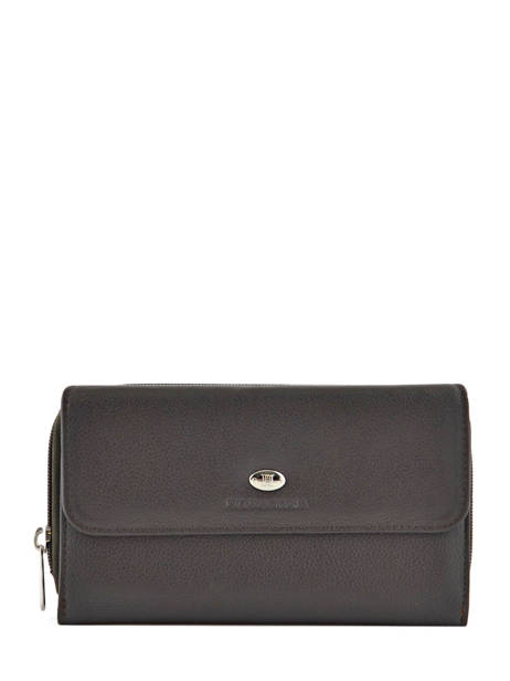 Porte-monnaie Cuir Hexagona Marron granulad 467433