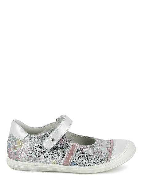 Ballerinas Bellamy Silver ballerines / babies LALY other view 1