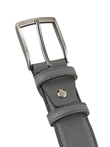 Ceinture Ajustable Petit prix cuir Gris classic 937 vue secondaire 1