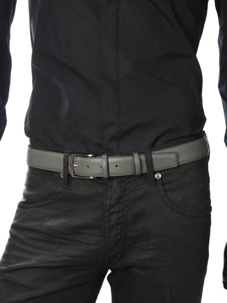 Ceinture Ajustable Petit prix cuir Gris classic 937 vue secondaire 2