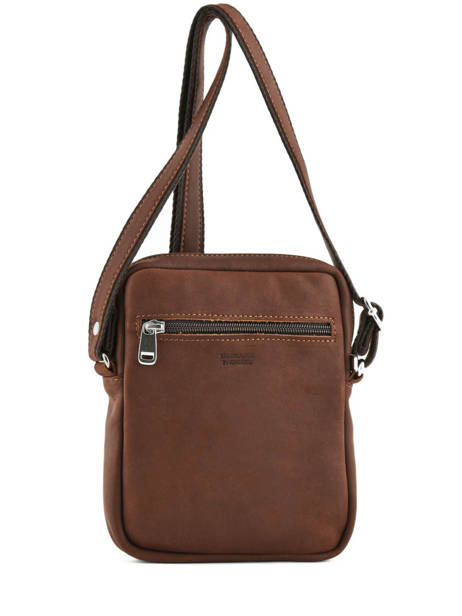 Sac Bandoulière Foures Marron baroudeur 9009 vue secondaire 3