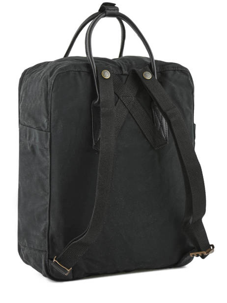 Sac à Dos Kånken 1 Compartiment Fjallraven Noir kanken n°2 23567 vue secondaire 3