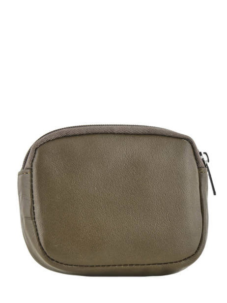 Porte-monnaie Zippé Cuir Katana Gris daisy 553066 vue secondaire 2