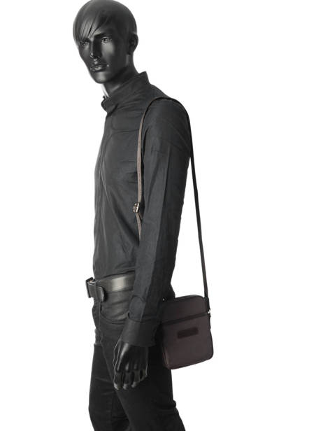 Sac Bandoulière Hexagona Marron worker D72277 vue secondaire 1