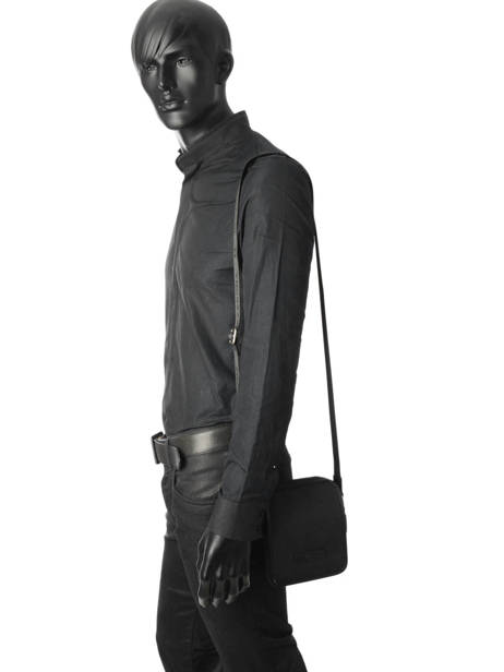 Sac Bandoulière Hexagona Noir worker D72282 vue secondaire 1