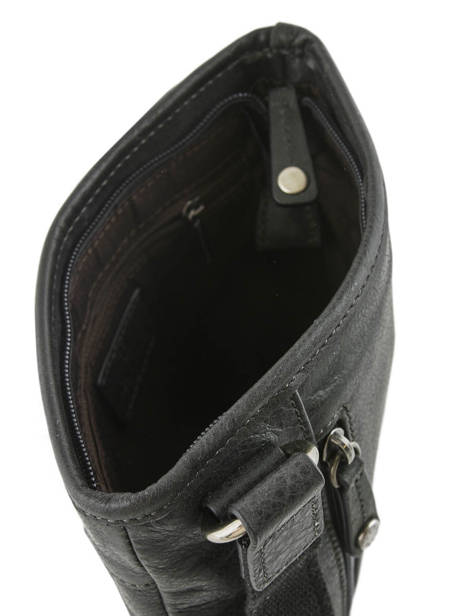 Sac Bandoulière Hexagona Noir instinct 664752 vue secondaire 3