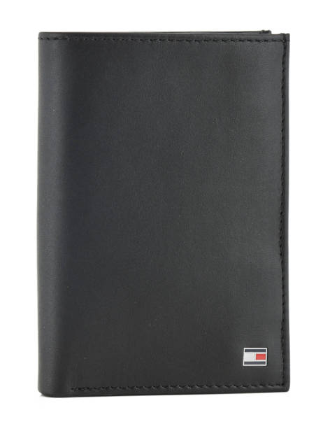 Wallet Leather Tommy hilfiger Black eton AM03088