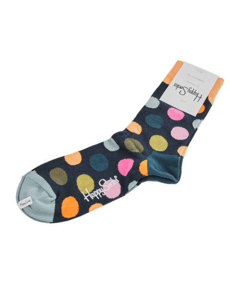 Chaussettes Big Dots Happy socks Multicolore big dot BDO01 vue secondaire 1