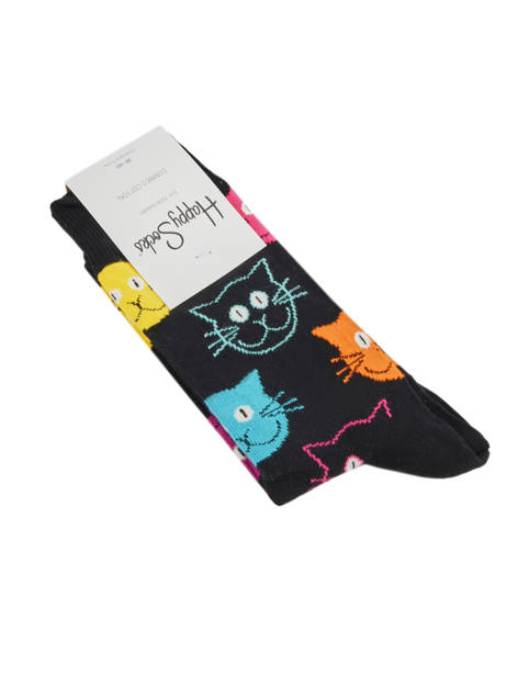 Chaussettes Happy socks Noir animal MJA01