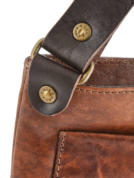 Sac Bandoulière Chiarugi Marron street 52009 vue secondaire 2