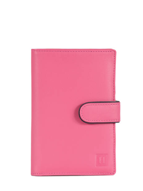 Porte-monnaie Cuir Hexagona Rose multico 227376