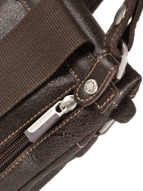 Sac Bandoulière Arthur et aston Noir destroy 62-1071 vue secondaire 1