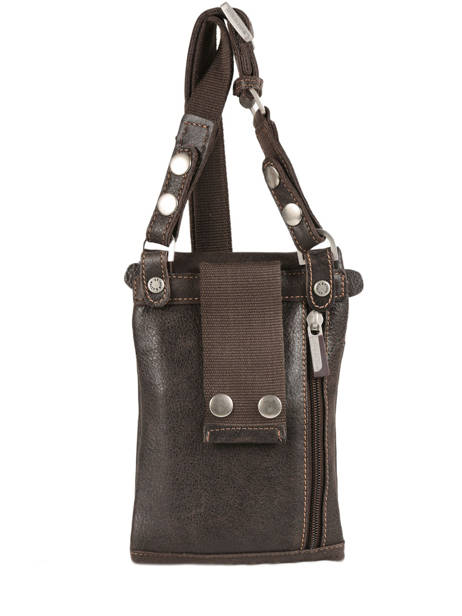 Sac Bandoulière Arthur et aston Noir destroy 62-1071 vue secondaire 3