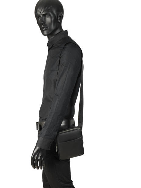 Sac Bandoulière Lacoste Noir gael NH2839GL vue secondaire 2