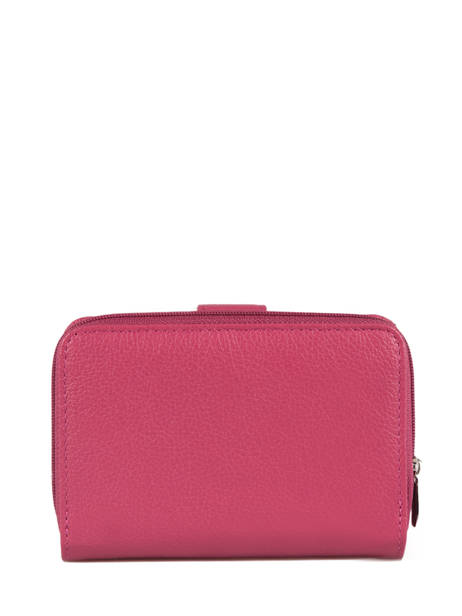 Porte-monnaie Cuir Hexagona Rose confort 461063 vue secondaire 3