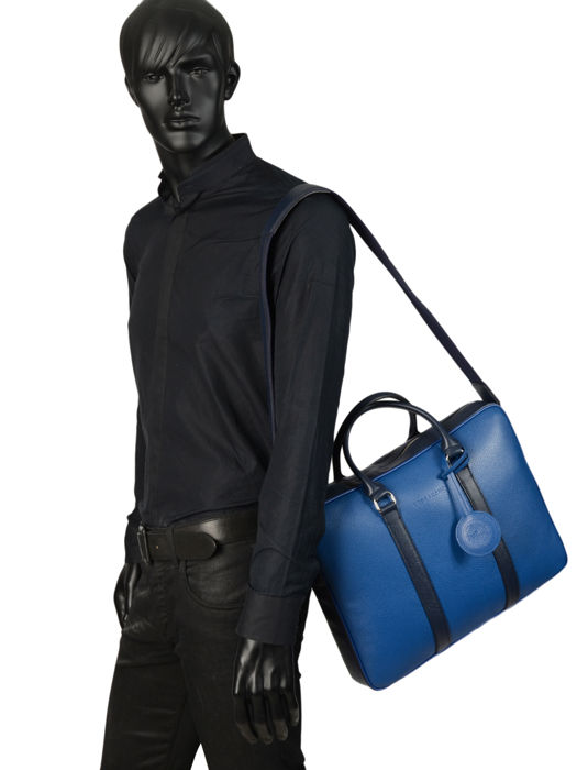 Longchamp LE FOULONNÉ BICOLORE Briefcase Black