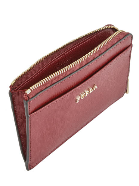 Porte-monnaie Babylone Cuir Furla Rouge babylone BAB-PR75 vue secondaire 1