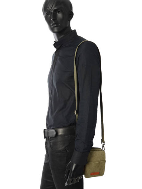 Sac Bandoulière Etrier Vert canvas ECAN04 vue secondaire 2