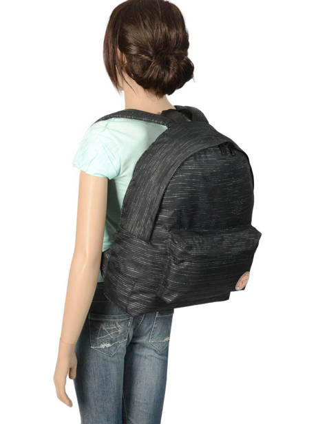 Sac à Dos 1 Compartiment Roxy Noir backpack RJBP3838 vue secondaire 2