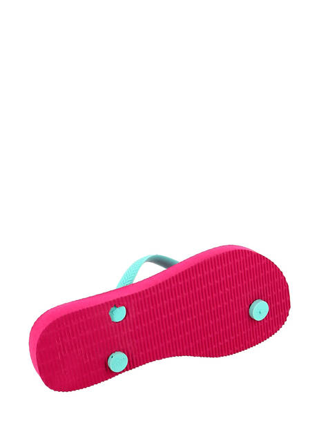 Tongs Havaianas Rose sandales / nu-pieds 4119787B vue secondaire 2
