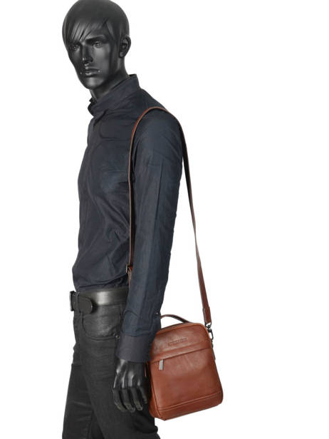 Sac Bandoulière Jasper Cuir Arthur et aston Marron jasper 1589-39 vue secondaire 2