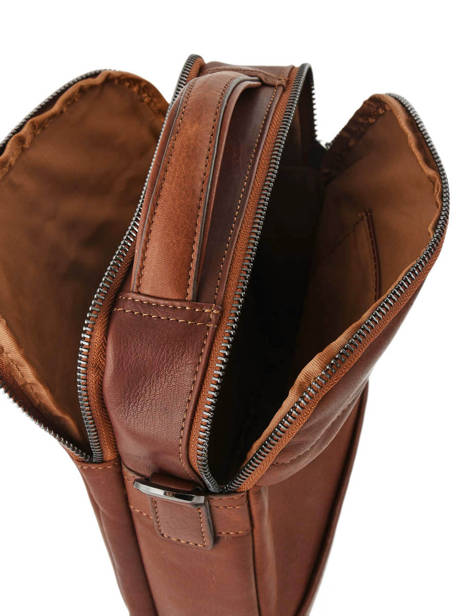 Sac Bandoulière Jasper Cuir Arthur et aston Marron jasper 1589-39 vue secondaire 4