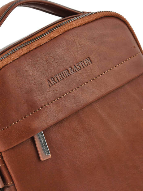 Sac Bandoulière Jasper Cuir Arthur et aston Marron jasper 1589-39 vue secondaire 1