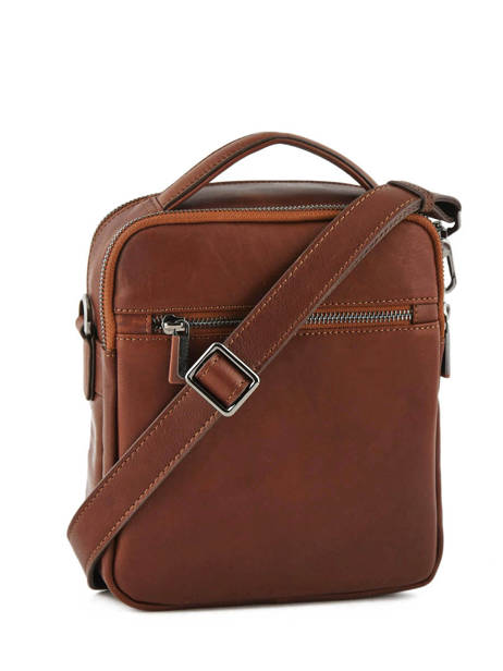 Sac Bandoulière Jasper Cuir Arthur et aston Marron jasper 1589-39 vue secondaire 3