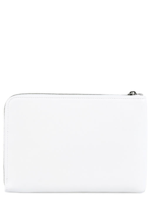 Longchamp Le pliage cuir lgp Clutches White