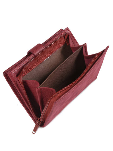 Porte-monnaie Cuir Etrier Rouge selle 810708 vue secondaire 3