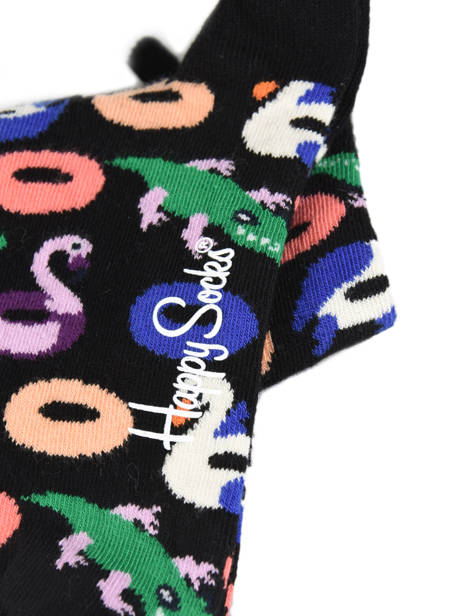 Chaussettes Happy socks Noir pool party PPA01 vue secondaire 1