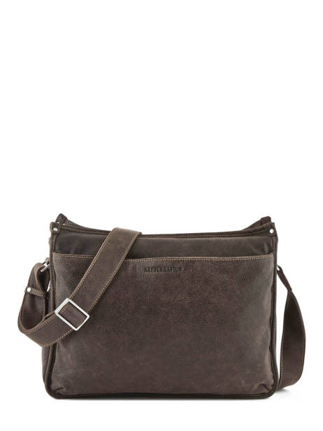 Sac Bandoulière Destroy Cuir Arthur et aston Noir destroy 62-1075