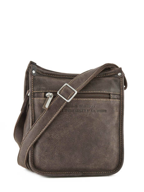 Sac Bandoulière Destroy Arthur et aston Noir destroy 62-1076 vue secondaire 3