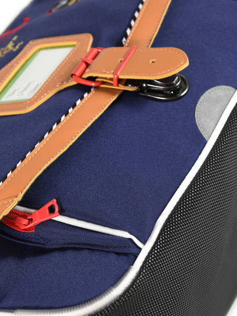 Cartable 1 Compartiment Tann's Bleu fantaisie garcon 35212 vue secondaire 1