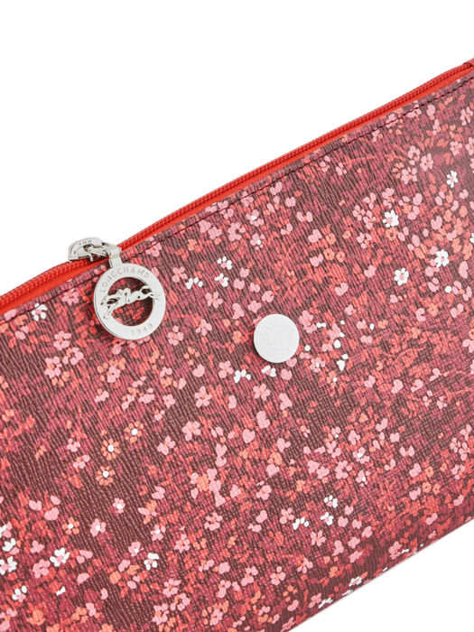 Longchamp Le pliage fleurs Clutches Red