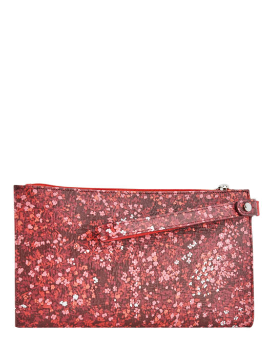 Longchamp Le pliage fleurs Clutches Red
