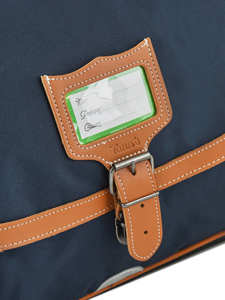 Cartable 1 Compartiment Avec Trousse Assortie Tann's Bleu les unis 35111 vue secondaire 2