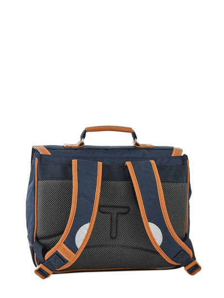 Cartable 1 Compartiment Avec Trousse Assortie Tann's Bleu les unis 35111 vue secondaire 4