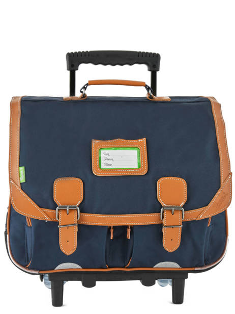 Cartable à Roulettes Avec Trousse Assortie Tann's Bleu les unis 43111 vue secondaire 1