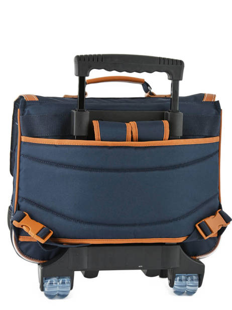 Cartable à Roulettes Avec Trousse Assortie Tann's Bleu les unis 43111 vue secondaire 4