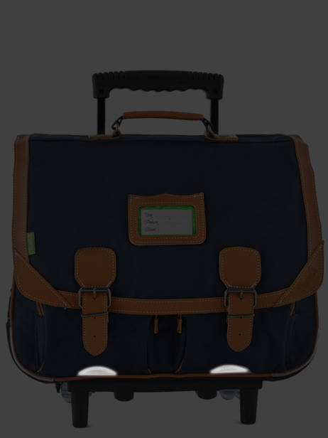 Cartable à Roulettes Avec Trousse Assortie Tann's Bleu les unis 43111 vue secondaire 6