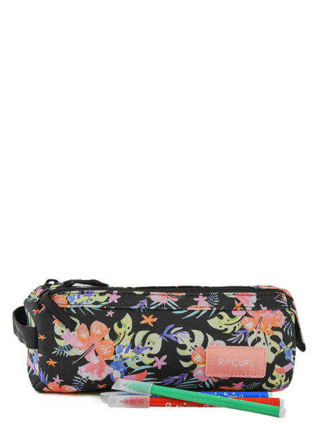 Trousse 2 Compartiments Rip curl Noir toucan flora LUTGC4 vue secondaire 1