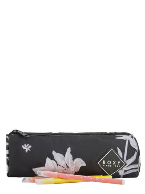 Trousse 1 Compartiment Off The Wall Roxy Noir back to school RJAA3680 vue secondaire 1