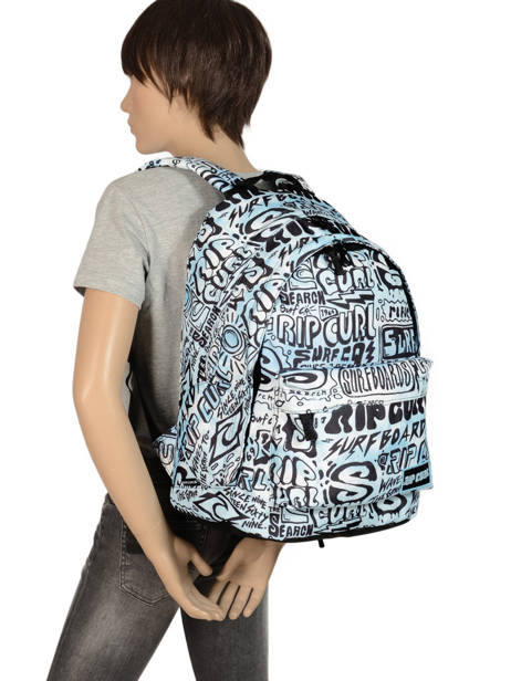 Sac à Dos 2 Compartiments Rip curl Bleu cover up BBPMP4 vue secondaire 2