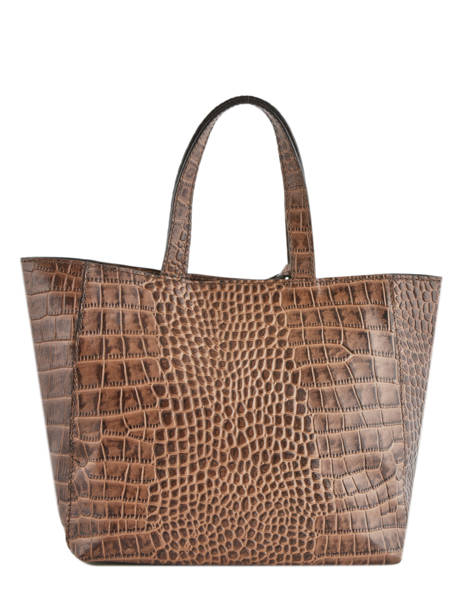 Sac Le Cabas Parisien Cuir Loxwood Marron le cabas parisien 3162CROC vue secondaire 3