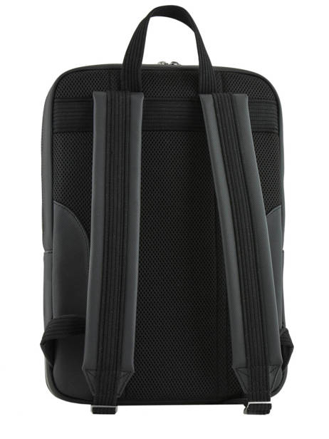 Sac à Dos 1 Compartiment + Pc 15'' Lacoste Noir men's classic NH2852HC vue secondaire 3