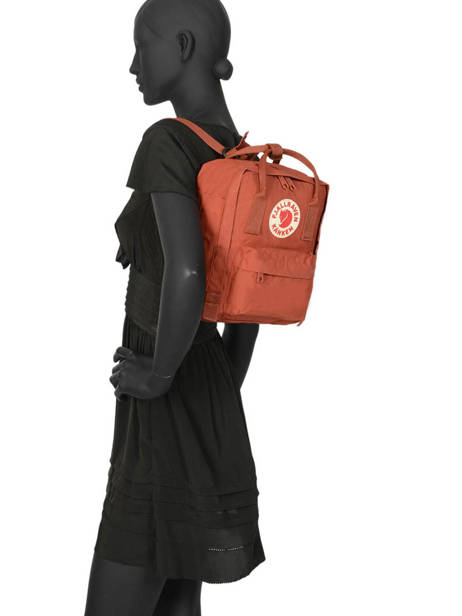 Sac à Dos Kånken 1 Compartiment Fjallraven Rouge kanken 23561 vue secondaire 2